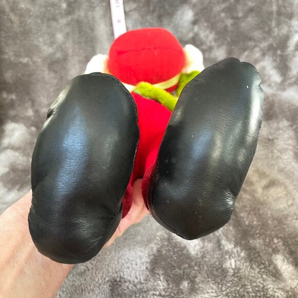 Christmas Elf Plush Vintage 90s y2k Dwarf Doll 14" Red Green Stuffed TAGS READ - Picture 7 of 12